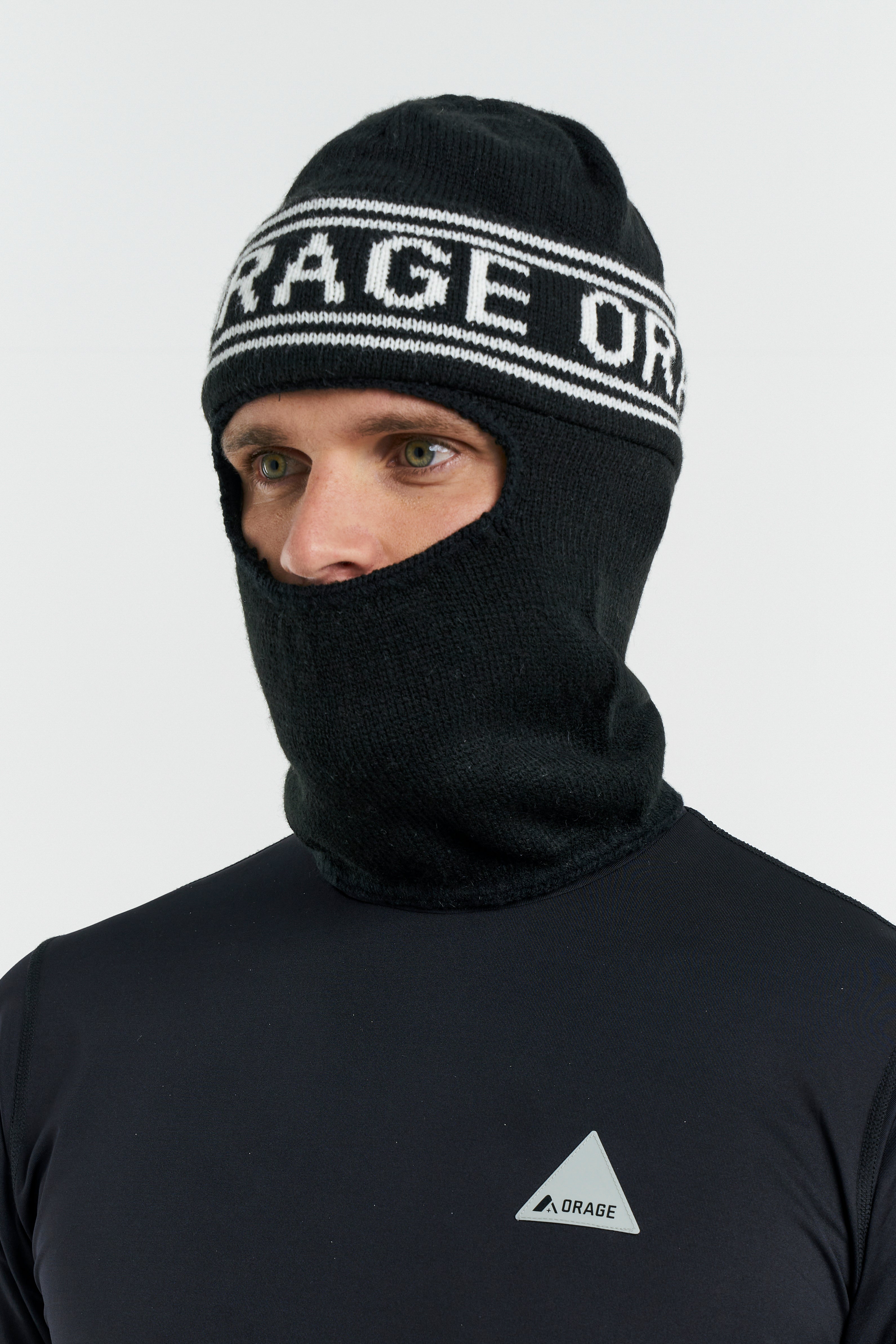 Bigfoot Face Mask Beanie-Blazing orage