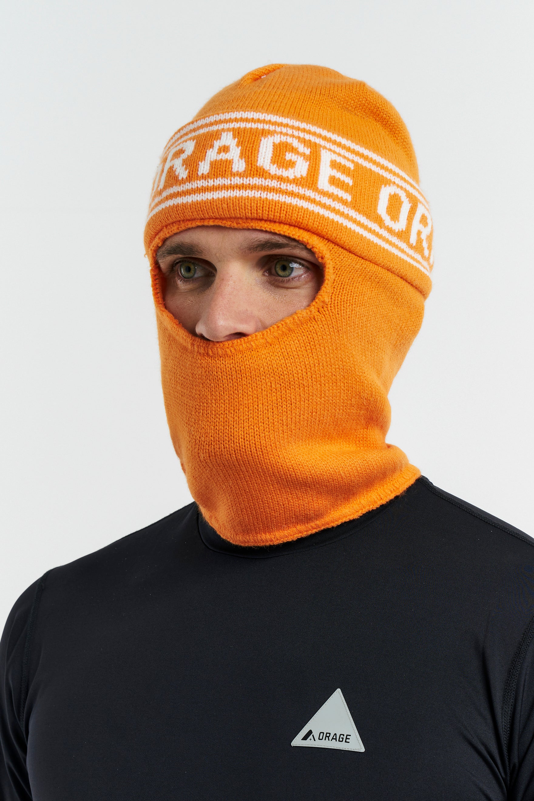 Bigfoot Face Mask Beanie-Blazing orage