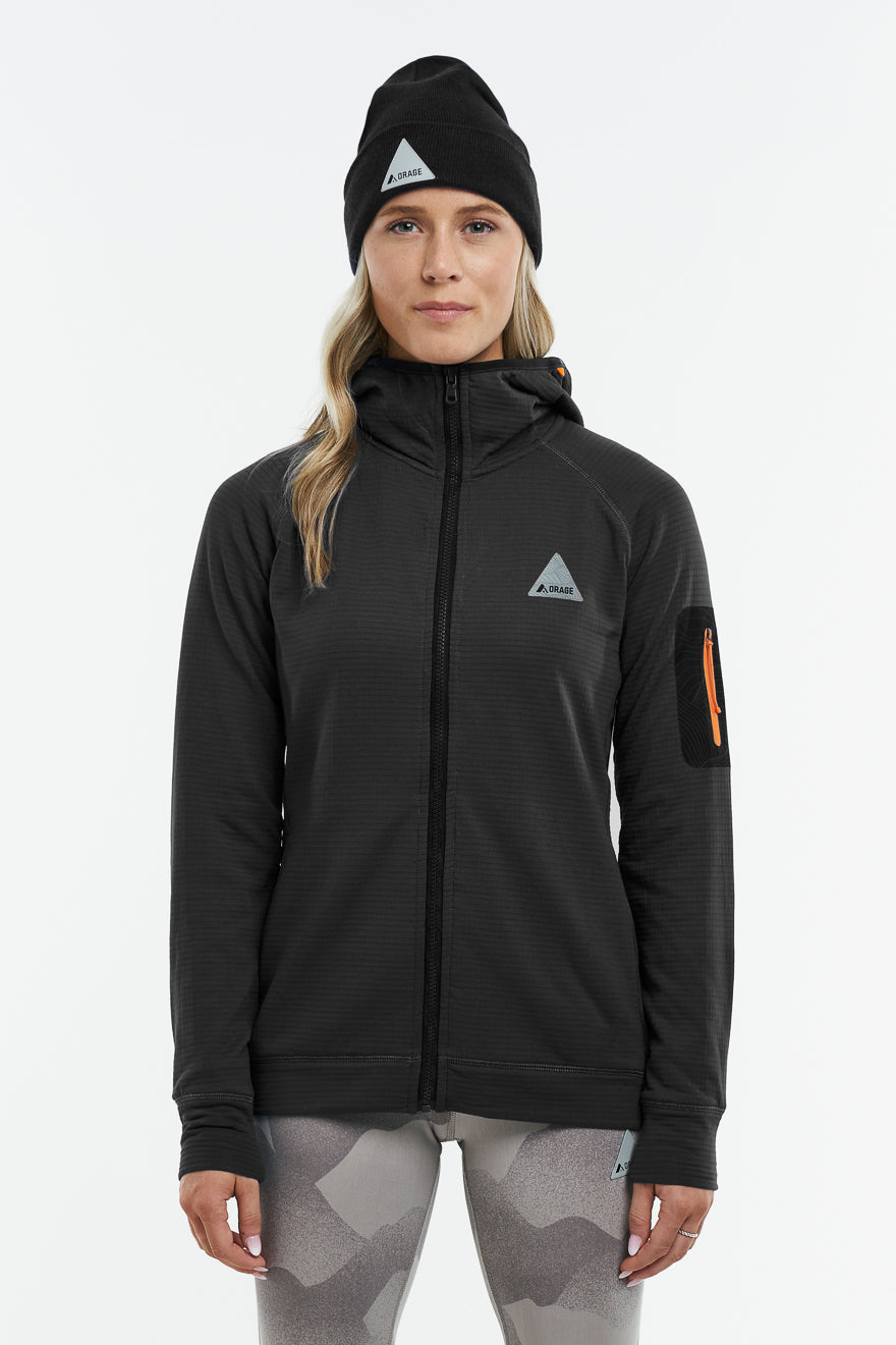 Women's Teslin Grid Layer-Black