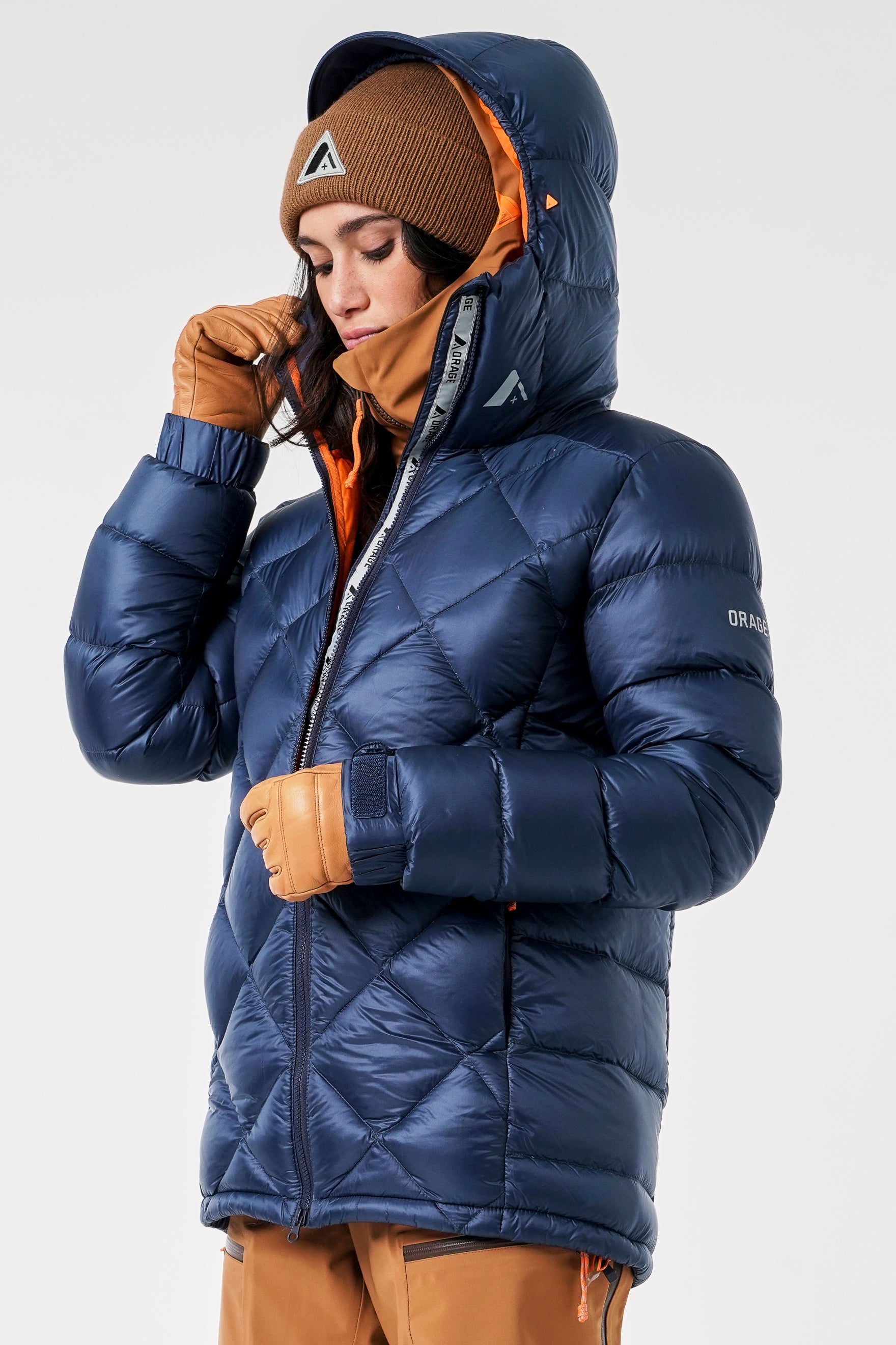 Women's Whitecap Down Parka-Deep blue – Orage outerwear