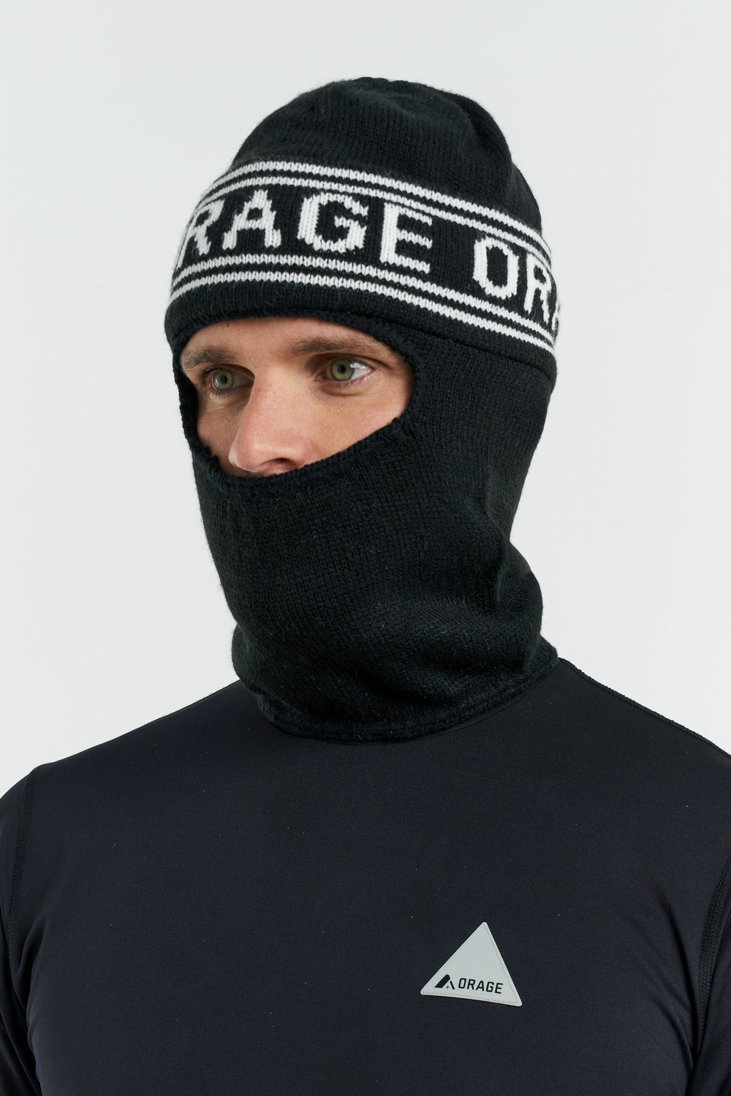 Bigfoot Face Mask Beanie-Blazing orage