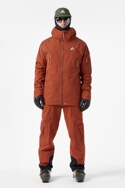 Men's MTN-X Glacier 3L Light Jacket-Dark Terracotta – Orage outerwear