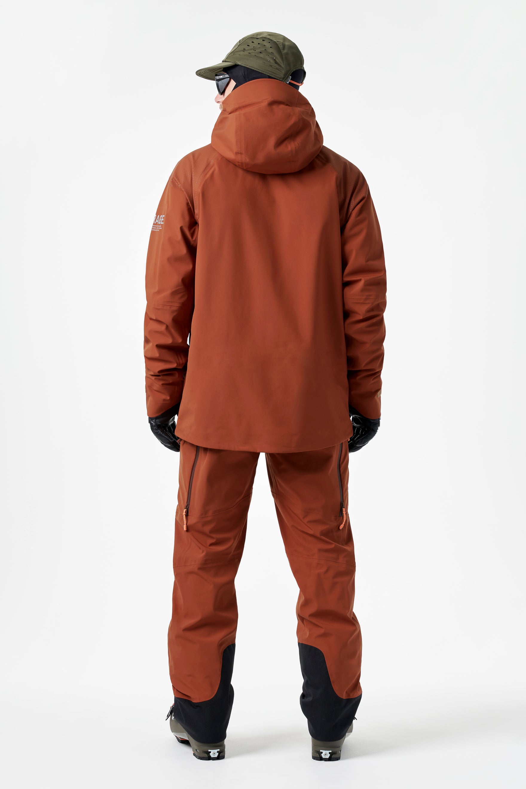 Men's MTN-X Glacier 3L Light Jacket-Dark Terracotta – Orage outerwear