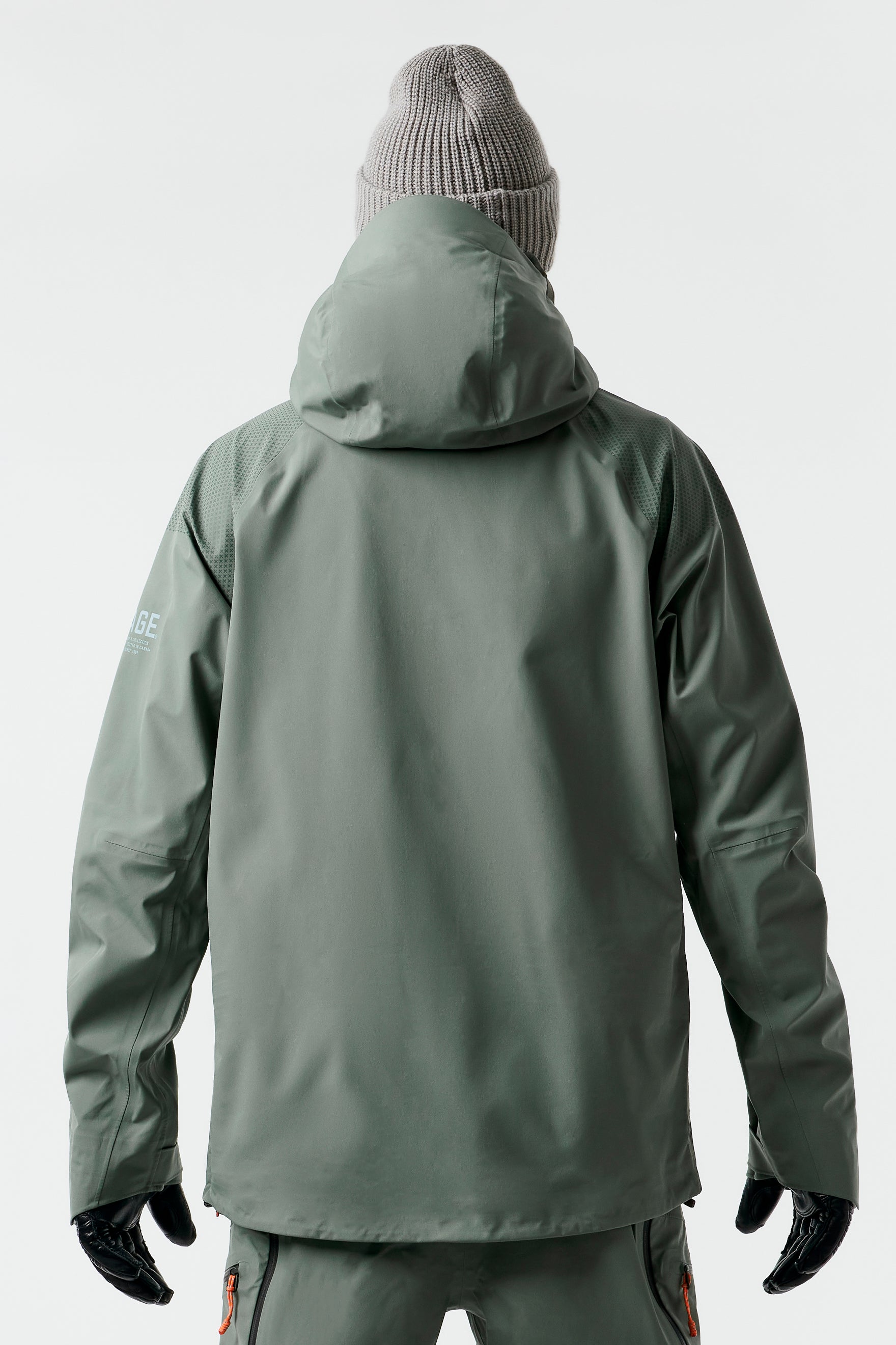 Veste légère MTN-X Glacier 3L pour homme - Dark Leaf