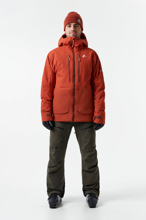 Alaskan Insulated Jacket-Terracotta