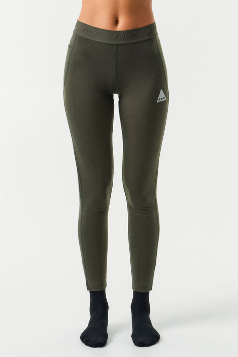 SAMPLE - Women's Edelweiss Heavy Base Layer Pants-Spruce