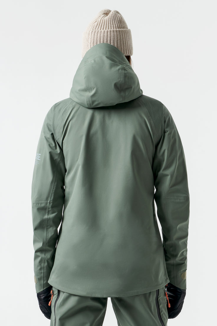 SAMPLE -Women's MTN-X Alpina Light 3L Jacket-Dark leaf