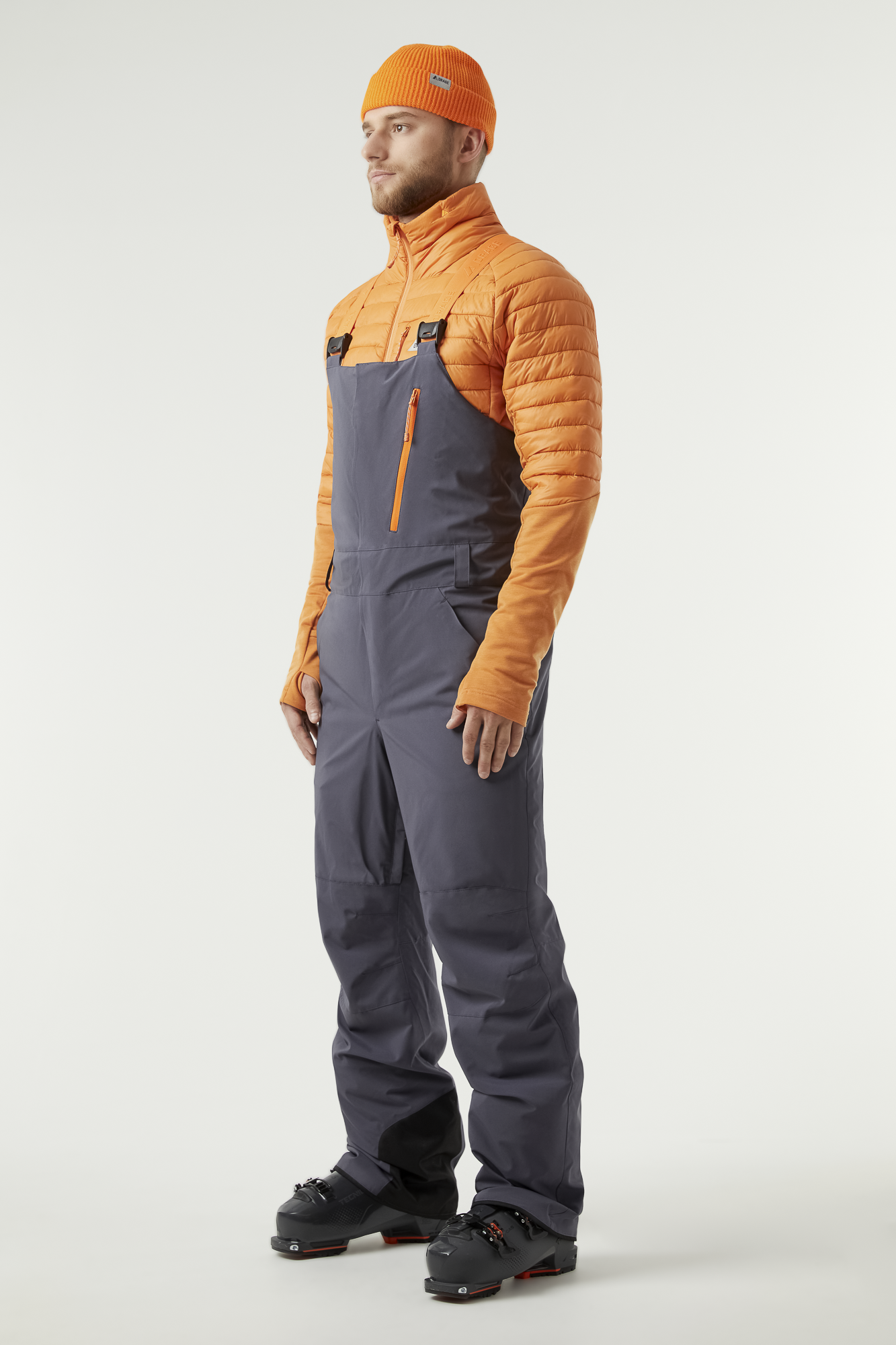 Men's Leeds Insulated Bib-Dark steel blue
