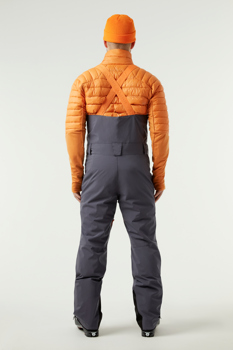 Men's Leeds Insulated Bib-Dark steel blue