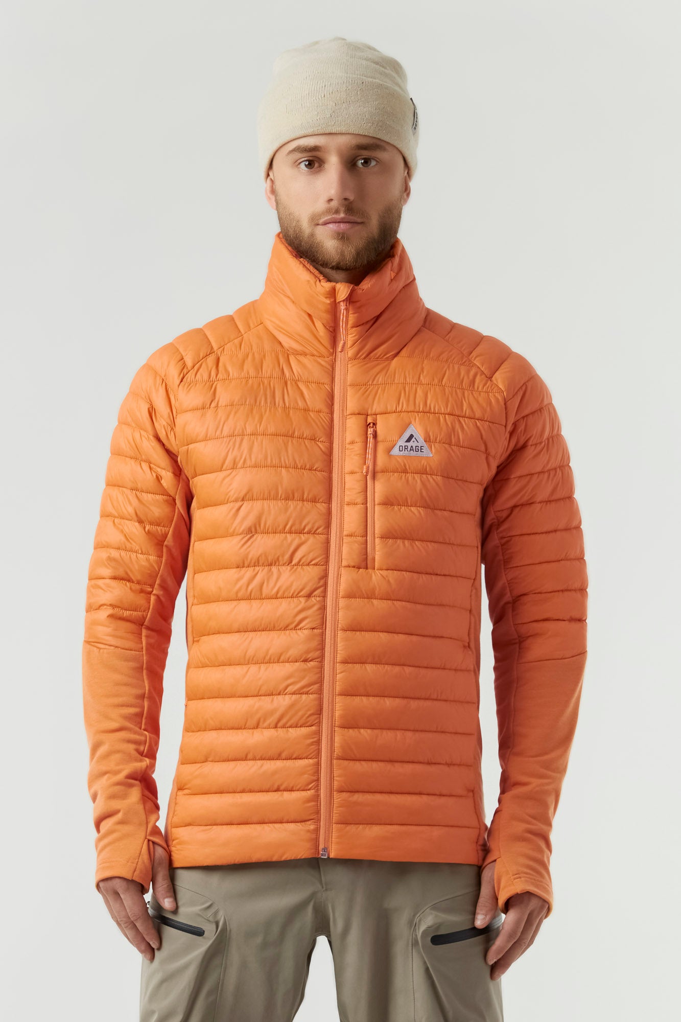 ジャケット・アウター iori Unisex Zoa Rain Shell (Orange) | Albion