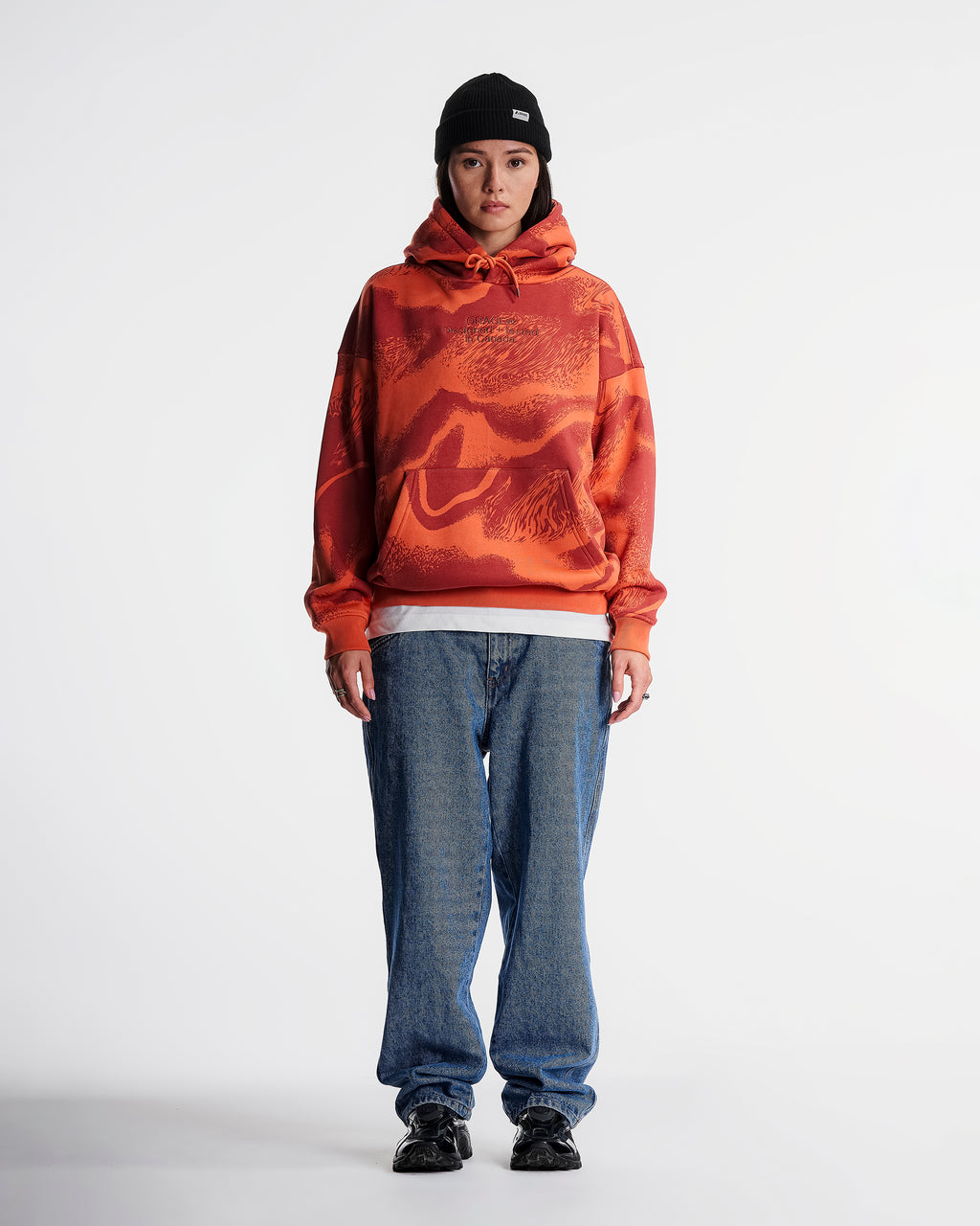 SAMPLE - Unisex Alpine Print Hoodie