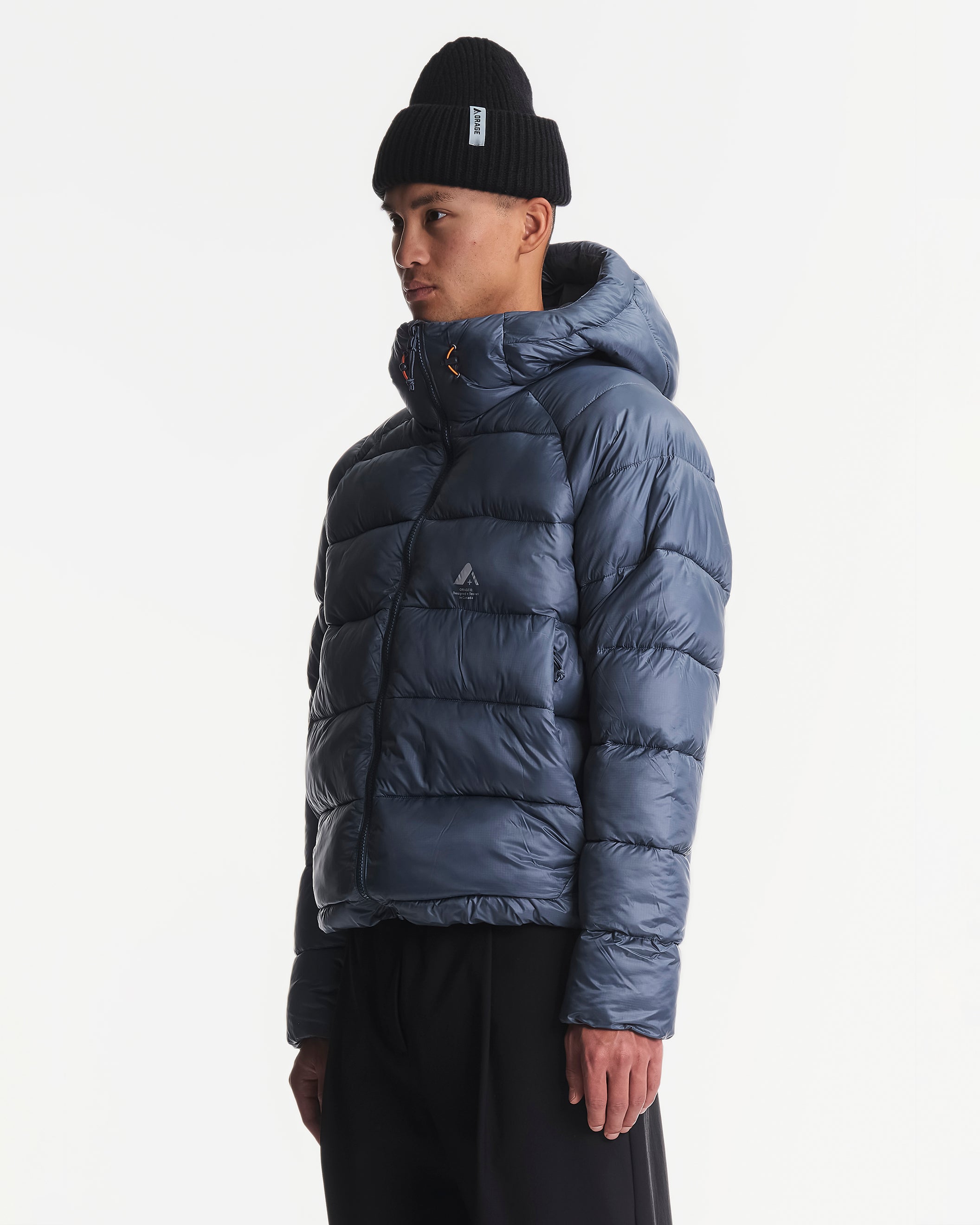 Manteau à capuchon Polar en duvet pour hommes