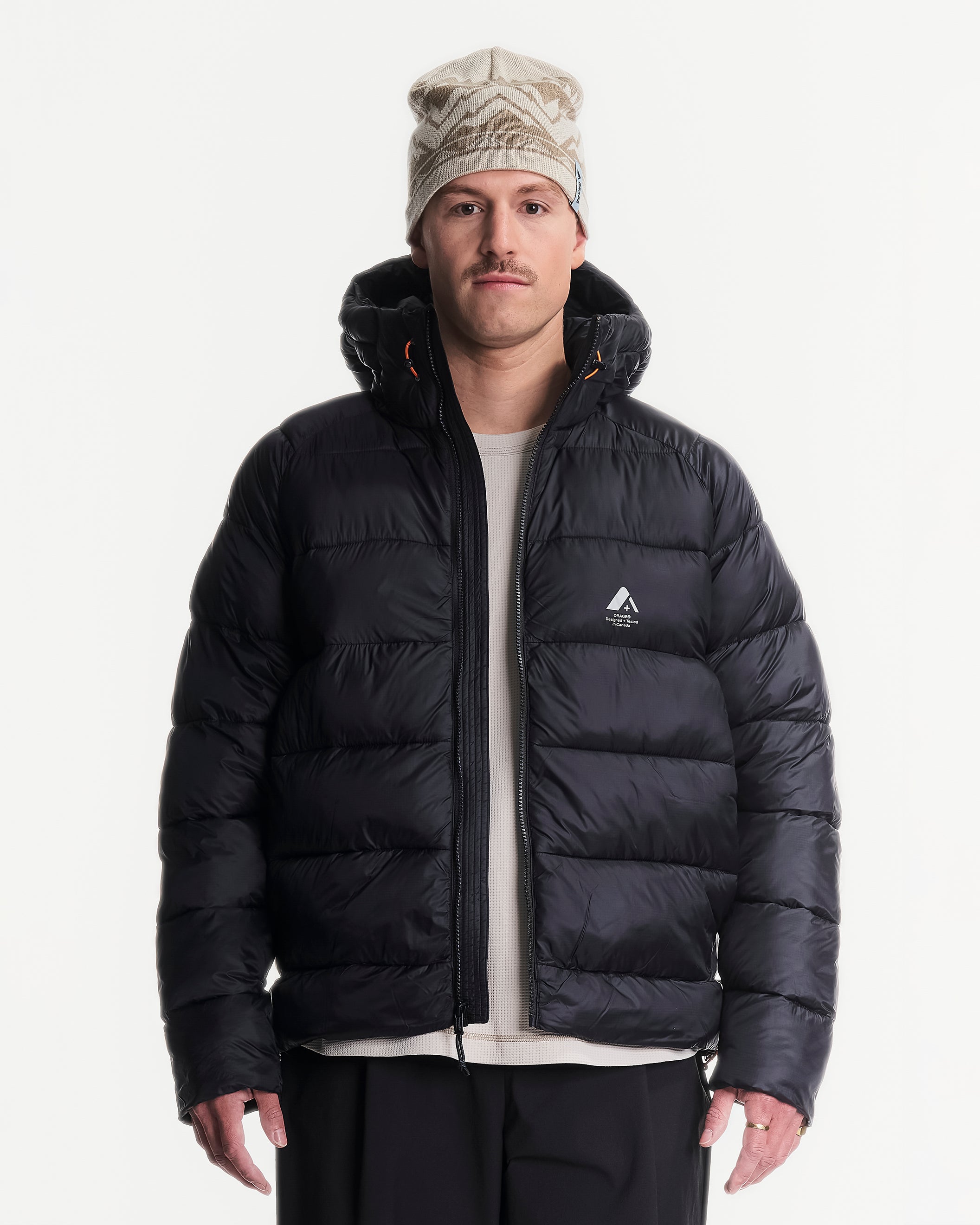 Manteau à capuchon Polar en duvet pour hommes