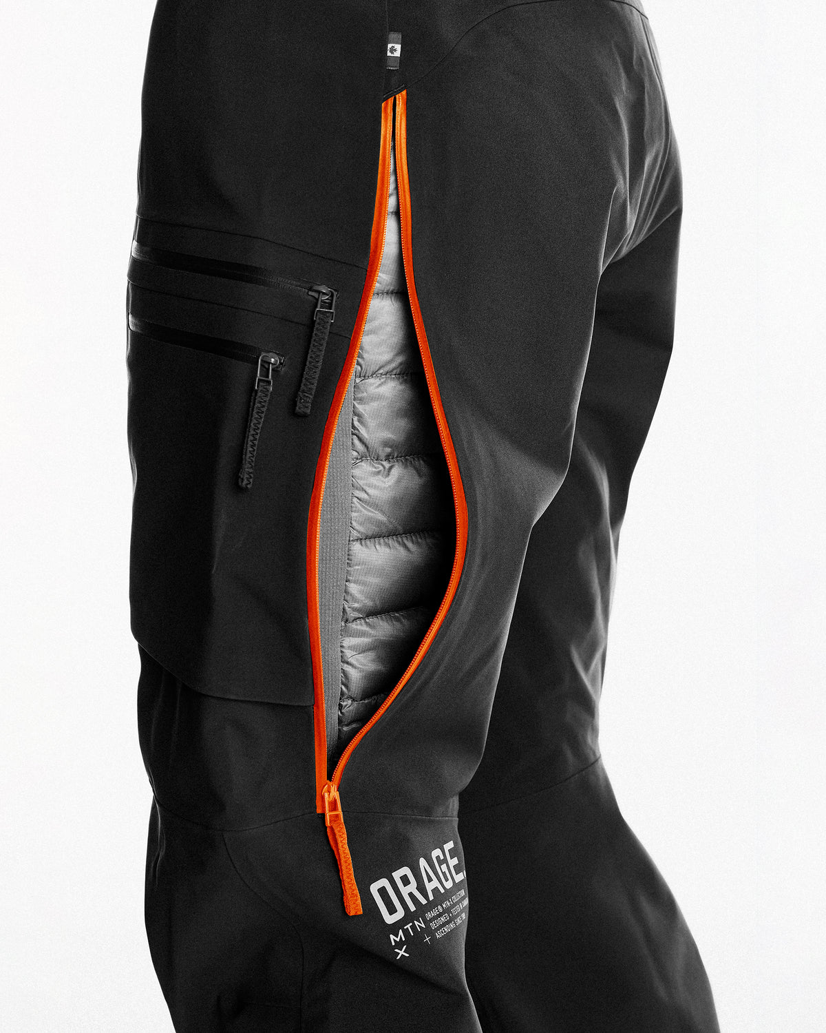Outseam zipped vents