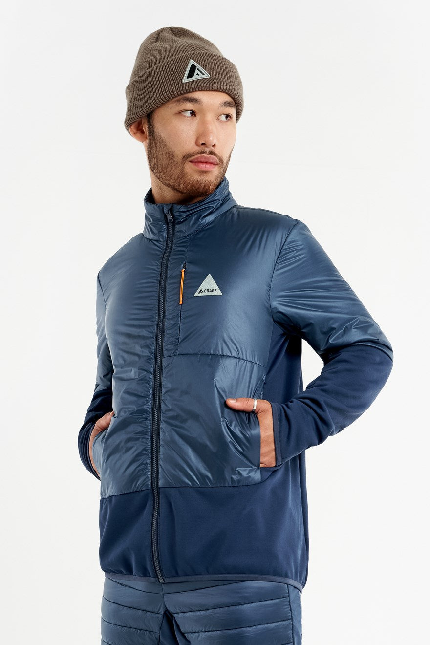 Lyell Hybrid Layering pour homme - Bleu foncé